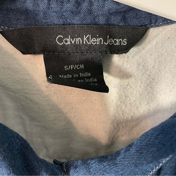 SzS Calvin Klein Cotton Blouse EUC - Picture 5 of 6